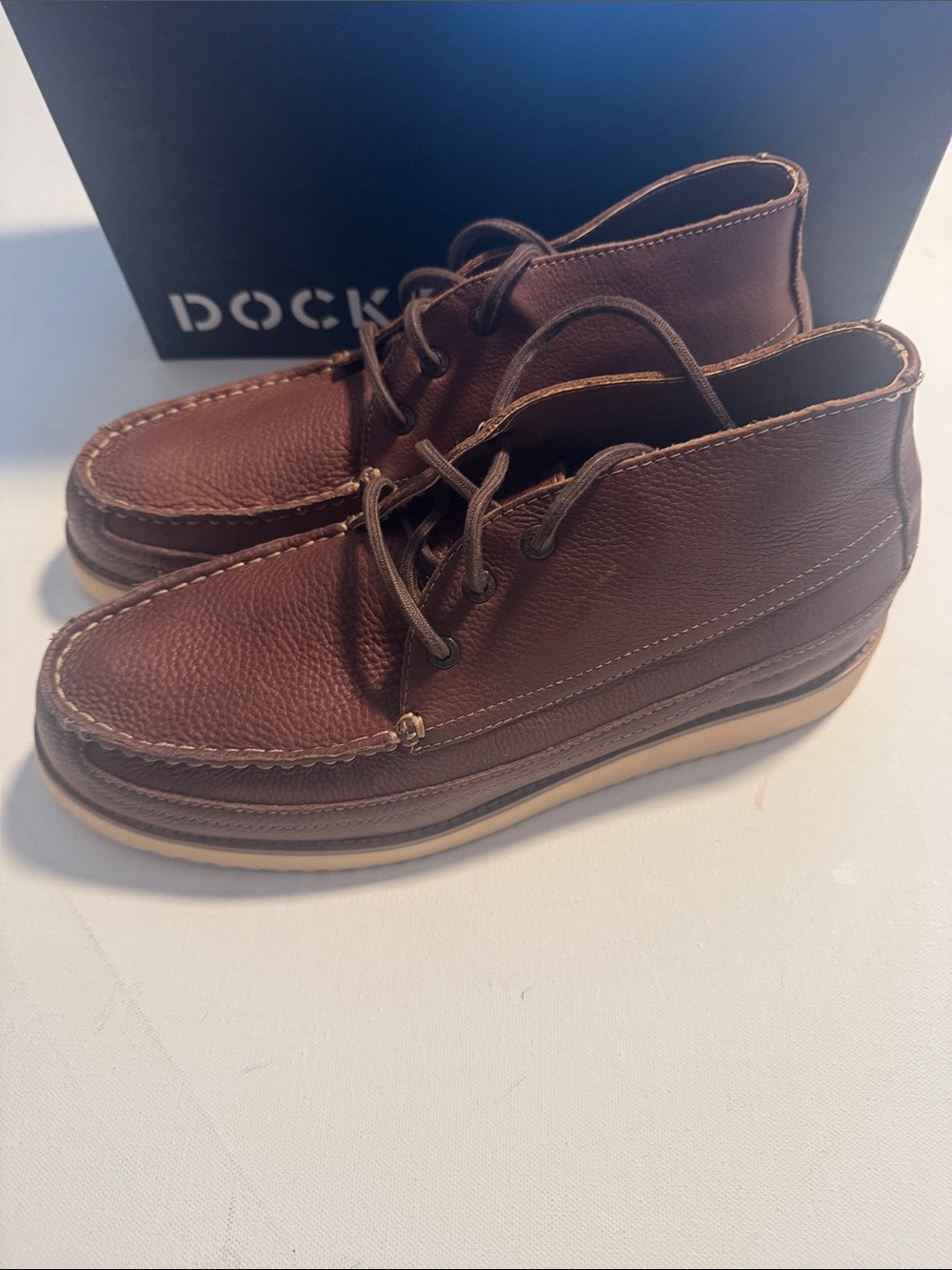 Dockers Boots Mens 11 Brown Leather Calgary